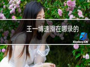 王一博速滑在哪录的
