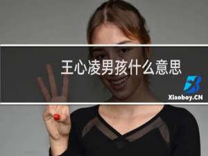 王心凌男孩什么意思？什么梗