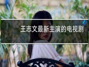 王志文最新主演的电视剧