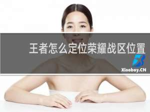 王者怎么定位荣耀战区位置