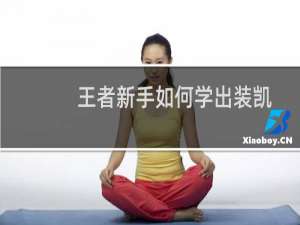 王者新手如何学出装凯