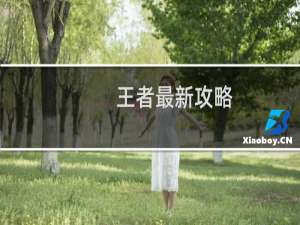 王者最新攻略