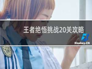 王者绝悟挑战20关攻略