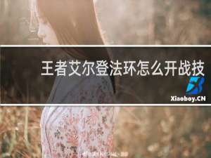 王者艾尔登法环怎么开战技