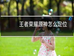王者荣耀原神怎么定位