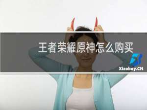 王者荣耀原神怎么购买
