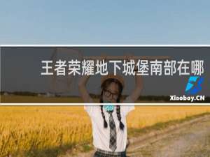 王者荣耀地下城堡南部在哪