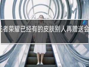 王者荣耀已经有的皮肤别人再赠送会怎么样