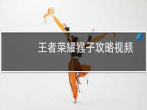 王者荣耀猴子攻略视频