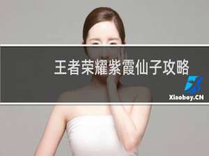 王者荣耀紫霞仙子攻略