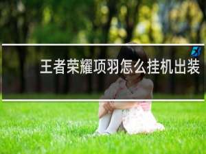 王者荣耀项羽怎么挂机出装