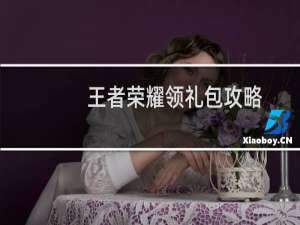 王者荣耀领礼包攻略