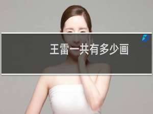 王雷一共有多少画