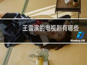 王雷演的电视剧有哪些