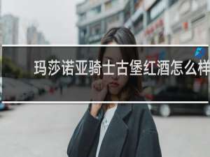 玛莎诺亚骑士古堡红酒怎么样