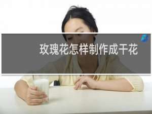 玫瑰花怎样制作成干花