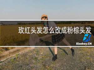 玫红头发怎么改成粉棕头发