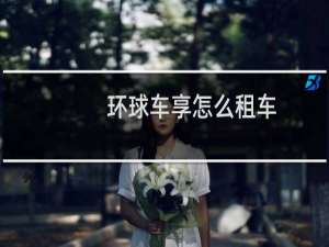 环球车享怎么租车