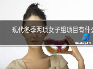 现代冬季两项女子组项目有什么