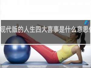 现代版的人生四大喜事是什么意思什么梗