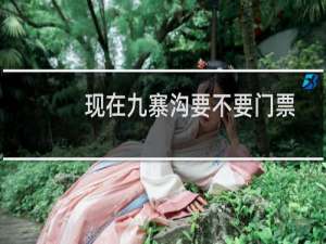 现在九寨沟要不要门票