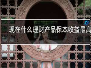 现在什么理财产品保本收益最高的