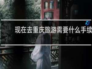 现在去重庆旅游需要什么手续