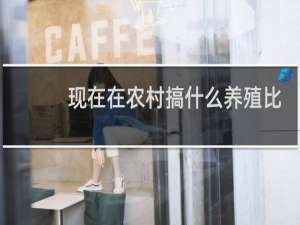 现在在农村搞什么养殖比较好