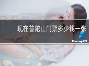 现在普陀山门票多少钱一张