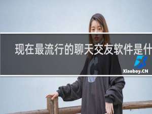 现在最流行的聊天交友软件是什么