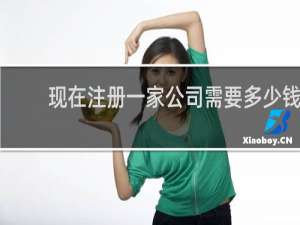 现在注册一家公司需要多少钱