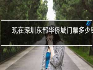 现在深圳东部华侨城门票多少钱