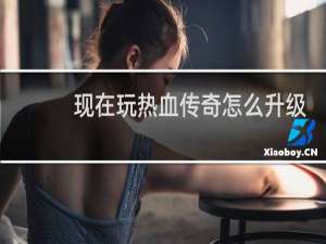 现在玩热血传奇怎么升级