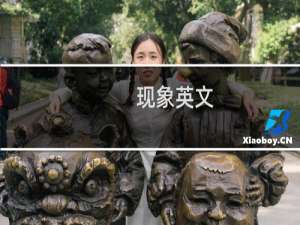 现象英文
