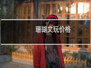 珊瑚文玩价格