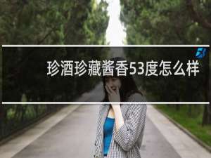 珍酒珍藏酱香53度怎么样