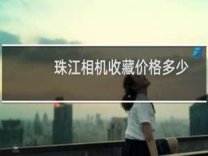 珠江相机收藏价格多少