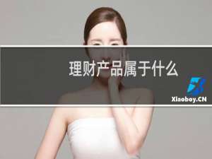 理财产品属于什么