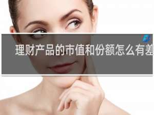 理财产品的市值和份额怎么有差距