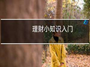 理财小知识入门