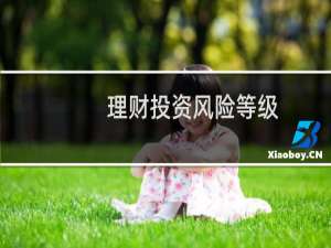 理财投资风险等级
