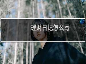 理财日记怎么写