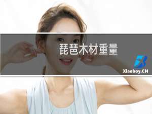 琵琶木材重量