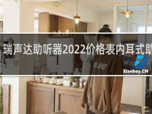 瑞声达助听器2022价格表内耳式助听器