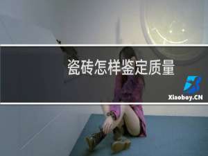 瓷砖怎样鉴定质量