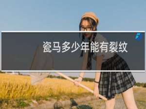 瓷马多少年能有裂纹