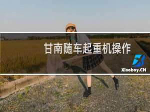 甘南随车起重机操作