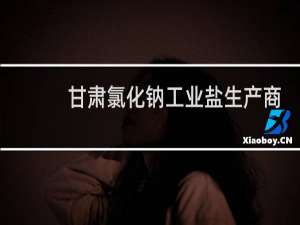 甘肃氯化钠工业盐生产商