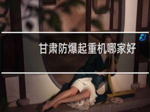 甘肃防爆起重机哪家好