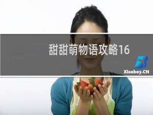 甜甜萌物语攻略16